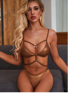 Glitter Triangle One Piece