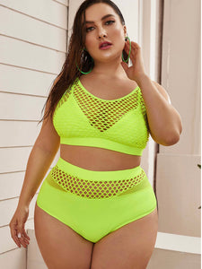 Fishnet Bikini Set