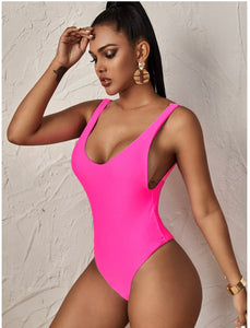 Open back One Piece