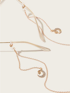 Moon glasses chain