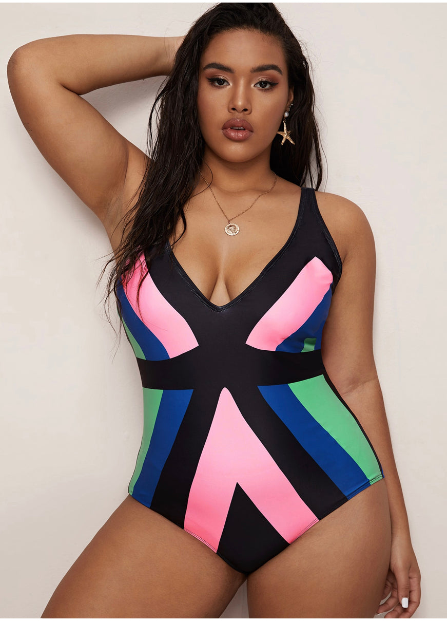 Colorblock One Piece