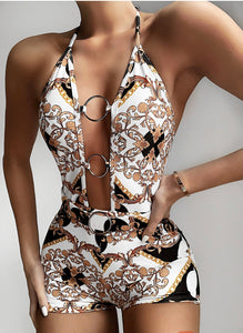Random Print Halter