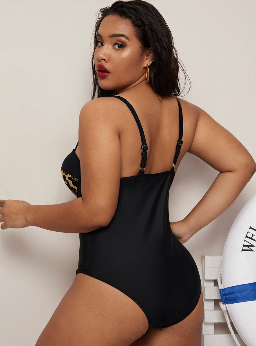 Leopard Underwire One Piece