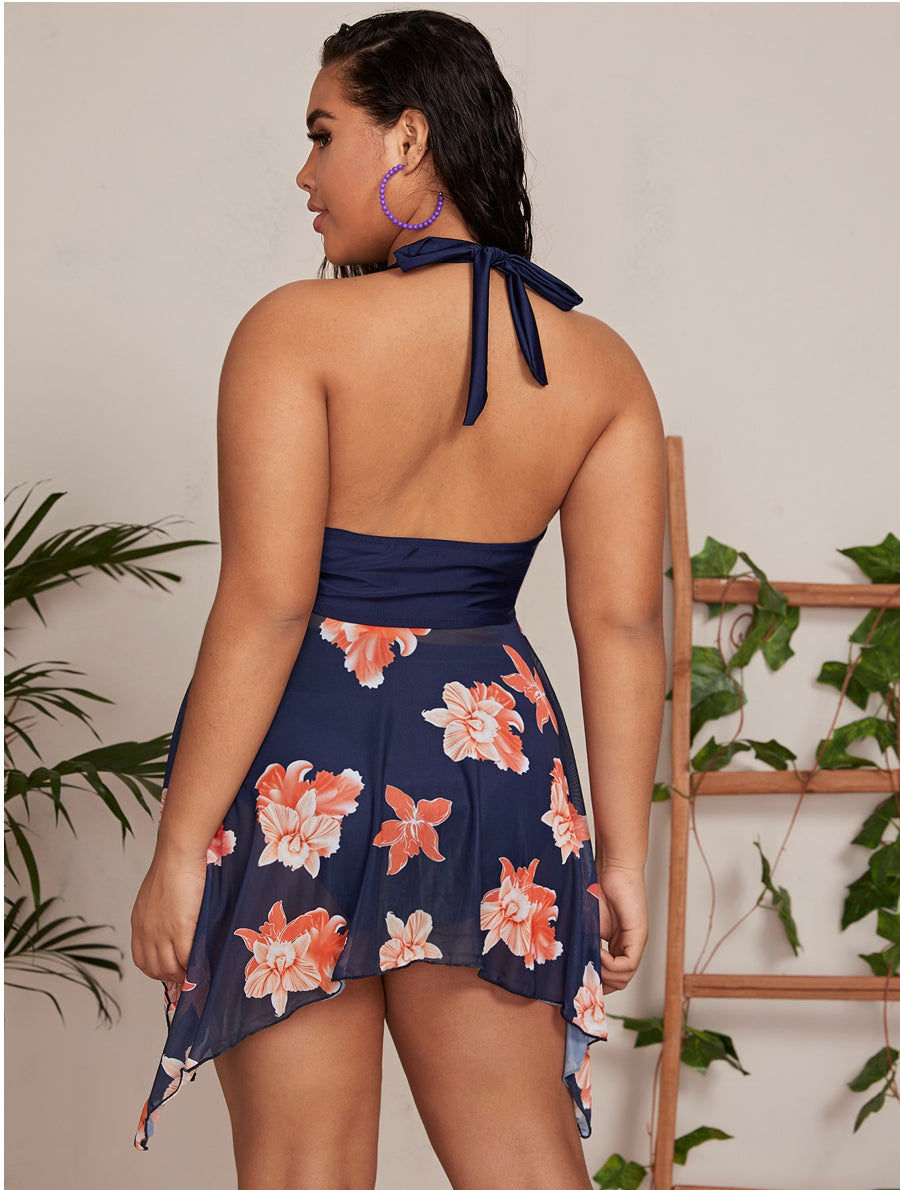 Floral Halter Bikini