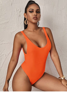 Open back One Piece