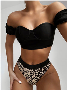 Off the Shoulder Highwaist Bikini